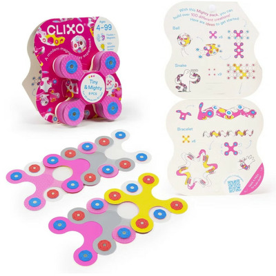 Clixo joc magnetic de construit - Tiny si Mighty Sparkle (9 piese)