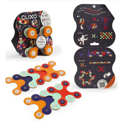 Clixo joc magnetic de construit. Tiny si Mighty - Spatiul cosmic (9 piese)