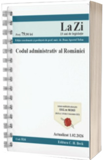 Codul administrativ al Romaniei. Cod 816. Actualizat la 1.02.2026