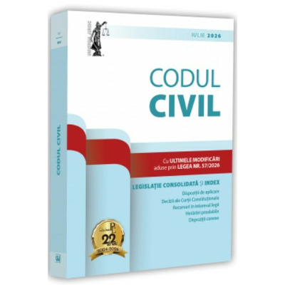 Codul civil: iulie 2026