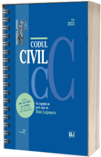 Codul civil Mai 2023.  Editie spiralata, tiparita pe hartie alba
