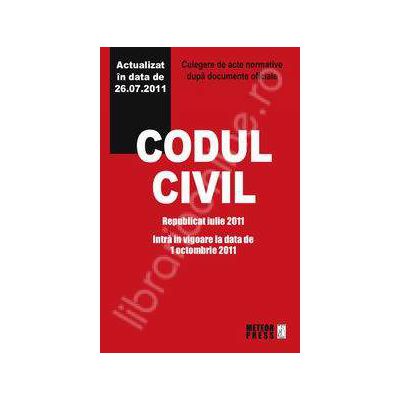 Codul civil - republicat iulie 2011