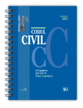 Codul civil, Septembrie 2021 - editie spiralata, tiparita pe hartie alba