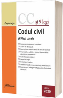 Codul civil si 9 legi uzuale - actualizat 14 ianuarie 2020