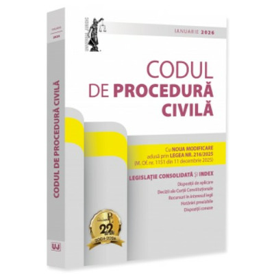 Codul de procedura civila: ianuarie 2026
