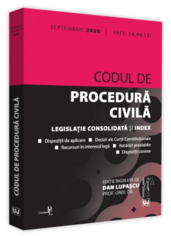 Codul de procedura civila: septembrie 2020.