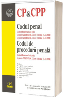 Codul penal. Codul de procedura penala