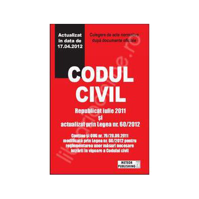 Codul civil - Culegere de acte normative