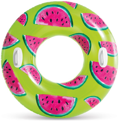 Colac colorat tropical cu imprimeu pepene