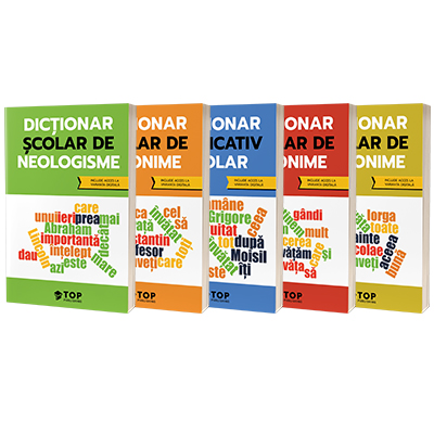 Colectie completa - Dictionare scolare. Sinonime, Antonime, Neologisme, Omonime si explicativ scolar