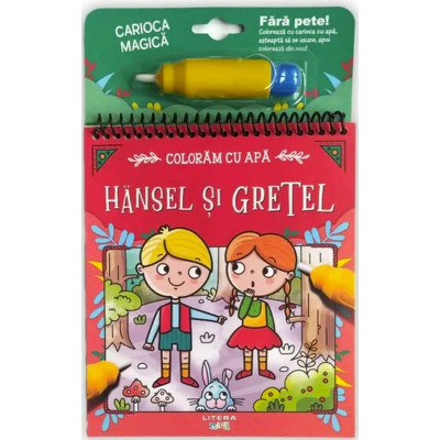 Coloram cu apa. Hansel si Gretel