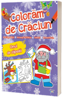 Coloram de Craciun. Omul de zapada