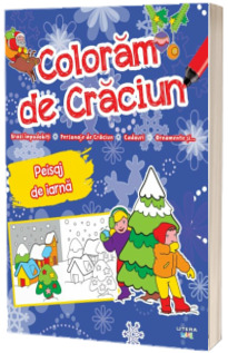 Coloram de Craciun. Peisaj de iarna