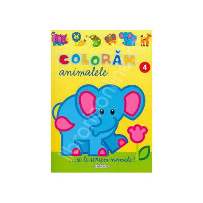 Coloram animalele 4...si le scriem numele