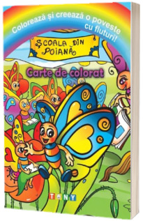 Coloreaza si creeaza o poveste cu fluturi!