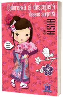 Coloreaza si descopera desene surpriza din Asia