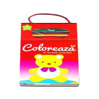 Coloreaza si invata culorile! Numarul 3 (Contine 4 creioane colorate)