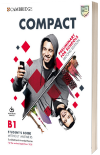 Compact Preliminary for Schools Students Book without Answers with Online Practice