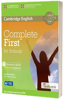 Complete First for Schools Student's Book without Answers with CD-ROM with Testbank