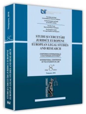 Conferinta doctoranzilor. Ed VIII-a