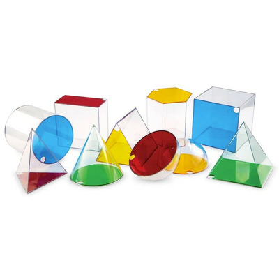 Corpuri geometrice gigant (10 piese)