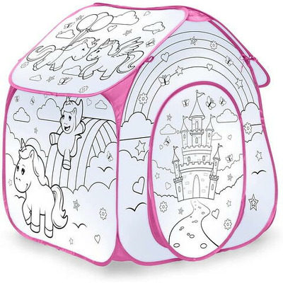 Cort de joaca si de colorat - Unicorn