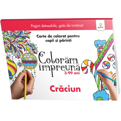 Craciun. Carte de colorat pentru copii si parinti