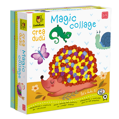 Creeaza cu mine, joc indemanare - Colaje magice, Ludattica, 3-5 ani