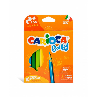 Creion color 10 culori Carioca Baby