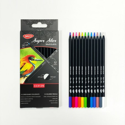 Creion color12 Black si White CC412N