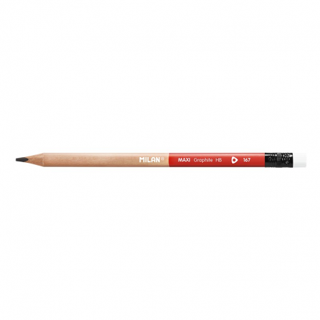 Creion grafit cu radiera maxi, Milan