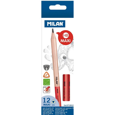Creion grafit HB Maxi - set 2 buc