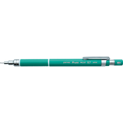 Creion mecanic profesional Penac Protti PRC-107, 0.7mm, con metalic cu varf cilindric fix - verde