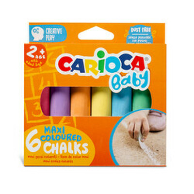 Creta colorata, 6 culori/set, Baby Maxi