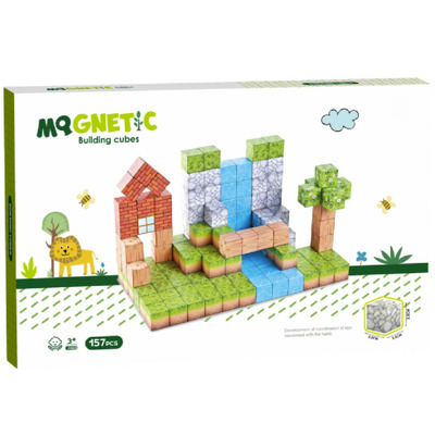 Cuburi magnetice - In natura 157 piese (2.5 cm)