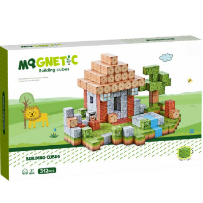 Cuburi magnetice - In natura 312 piese (2 cm)