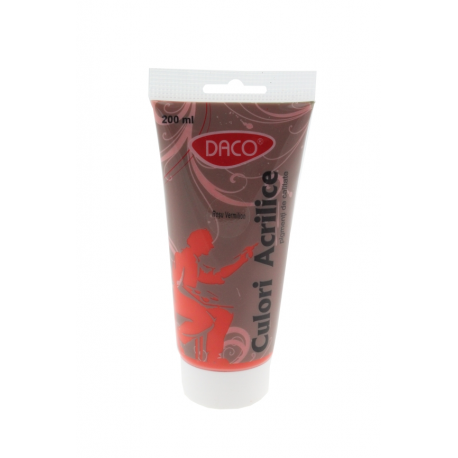 Culori acril 200 ml Rosu Vermilon Daco