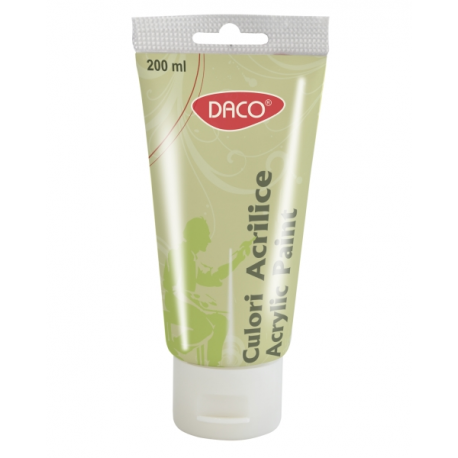 Culori acril 200ML Daco galben fluorescent CU3200