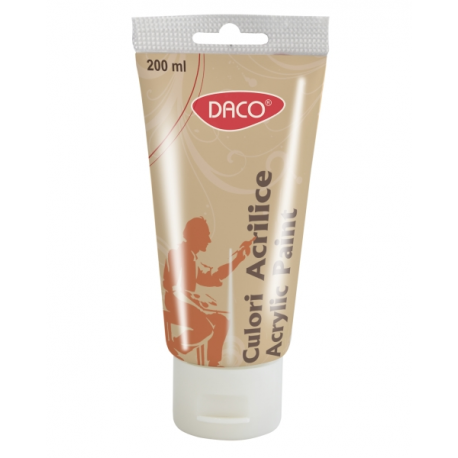 Culori acril 200ML Daco portocaliu fluorescent CU3200