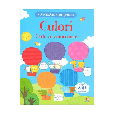 Culori. Carte cu autocolante