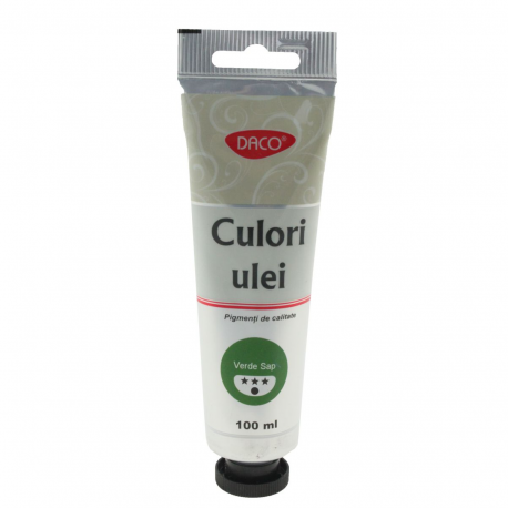 Culori ulei 100 ml Verde Sap Daco