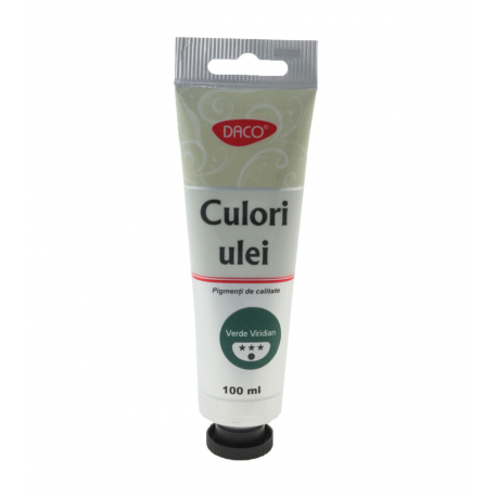 Culori ulei 100 ml Verde Viridian Daco