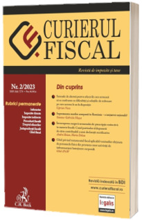 Curierul fiscal nr. 2/2023