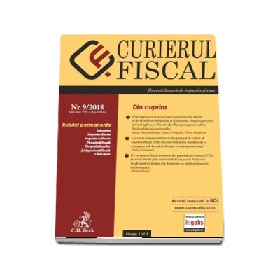 Curierul fiscal nr. 9/2018