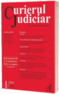 Curierul Judiciar nr. 1/2022