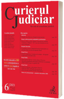 Curierul Judiciar nr. 6/2021