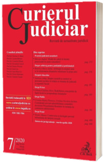 Curierul Judiciar nr. 7/2020