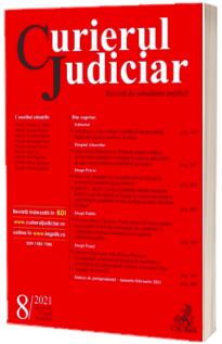 Curierul Judiciar nr. 8/2021