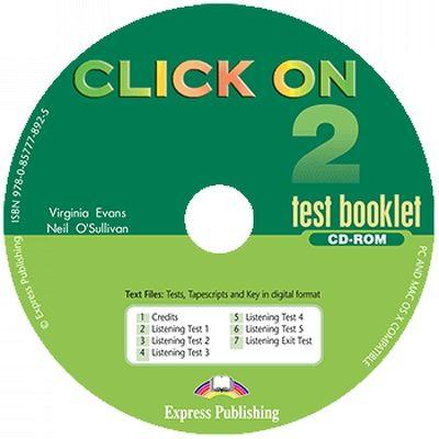 Curs de limba engleza. Click On 2.  Test booklet CD-ROM