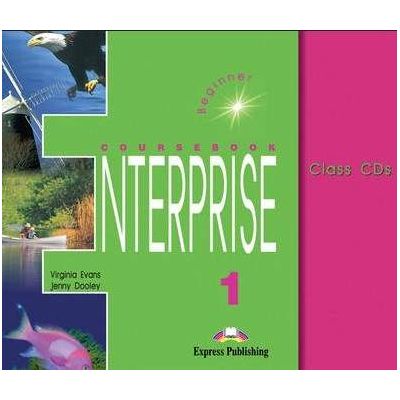 Curs de limba engleza. Enterprise 1 Beginner. Class audio CDs. Set de 3 CD-uri